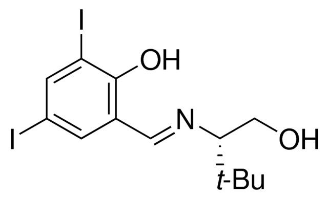 (<i>S</i>)-(-)-2-[(1-Hydroxy-3,3-dimethylbutan-2-ylimino)methyl]-4,6-diiodophenol