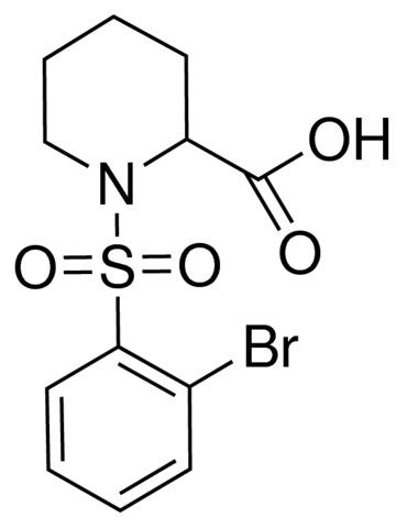 1-[(2-Bromophenyl)sulfonyl]-2-piperidinecarboxylic acid