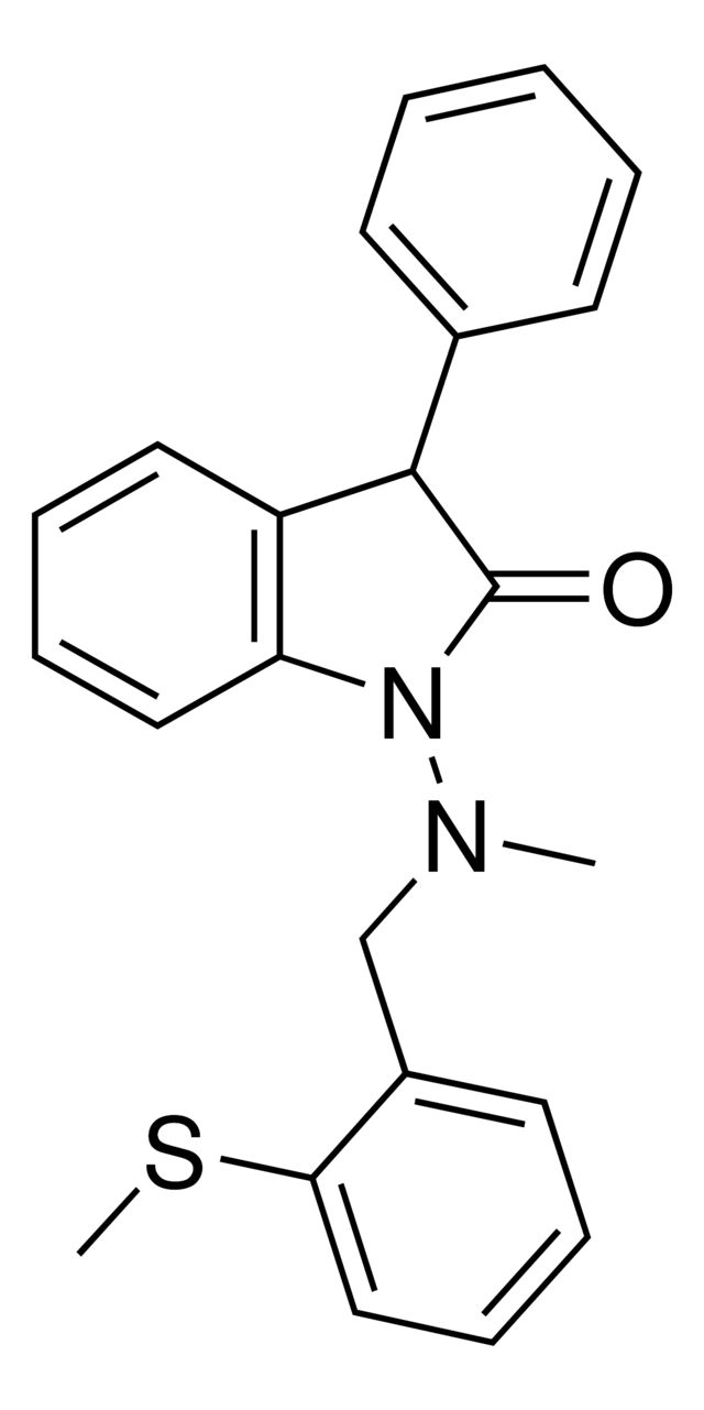 1-[Methyl[2-(methylsulfanyl)benzyl]amino]-3-phenyl-1,3-dihydro-2H-indol-2-one