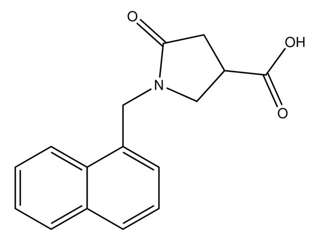 1-(1-Naphthylmethyl)-5-oxo-3-pyrrolidinecarboxylic acid