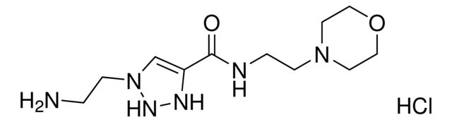 1-(2-Aminoethyl)-N-(2-morpholinoethyl)-1H-1,2,3-triazole-4-carboxamide hydrochloride