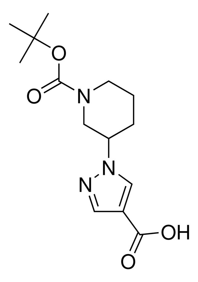 1-(1-(<i>tert</i>-Butoxycarbonyl)piperidin-3-yl)-1<i>H</i>-pyrazole-4-carboxylic acid