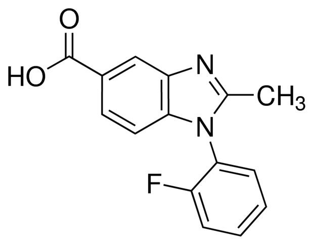 1-(2-Fluorophenyl)-2-methyl-1<i>H</i>-benzo[<i>d</i>]imidazole-5-carboxylic acid