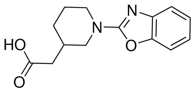 [1-(1,3-Benzoxazol-2-yl)-3-piperidinyl]acetic acid