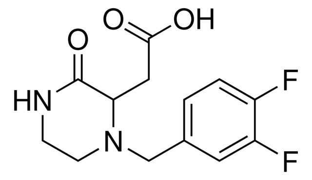 [1-(3,4-Difluorobenzyl)-3-oxo-2-piperazinyl]acetic acid