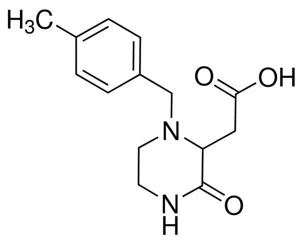 [1-(4-Methylbenzyl)-3-oxo-2-piperazinyl]acetic acid