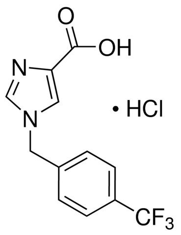 1-(4-(Trifluoromethyl)benzyl)-1<i>H</i>-imidazole-4-carboxylic acid hydrochloride