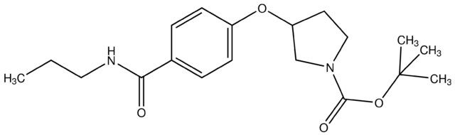 <i>tert</i>-Butyl 3-(4-(propylcarbamoyl)phenoxy)pyrrolidine-1-carboxylate