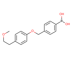 (4-((4-(2-Methoxyethyl)phenoxy)methyl)phenyl)boronic acid