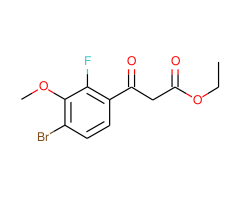 ETHYL 3-(4-BROMO-2-FLUORO-3-METHOXYPHENYL)-3-OXOPROPANOATE