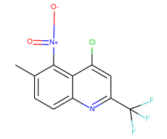 4-Chloro-6-methyl-5-nitro-2-(trifluoromethyl)quinoline