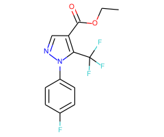 Ethyl 1-(4-fluorophenyl)-5-(trifluoromethyl)-1H-pyrazole-4-carboxylate