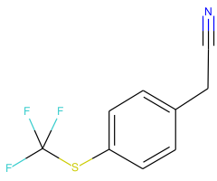 2-(4-((Trifluoromethyl)thio)phenyl)acetonitrile