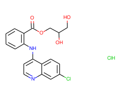 2,3-Dihydroxypropyl 2-((7-chloroquinolin-4-yl)amino)benzoate