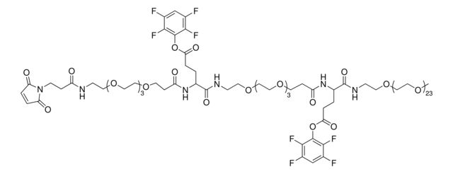 MAL-dPEG<sup>®</sup><sub>4</sub>-Glu(TFP ester)-NH-dPEG<sup>®</sup><sub>4</sub>-Glu(TFP ester)-NH-<i>m</i>-dPEG<sup>®</sup><sub>24</sub>