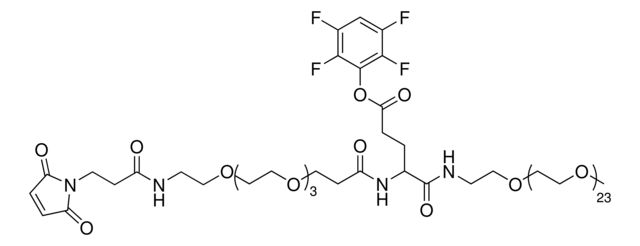 MAL-dPEG<sup>®</sup><sub>4</sub>-Glu(TFP ester)-NH-<i>m</i>-dPEG<sup>®</sup><sub>24</sub>