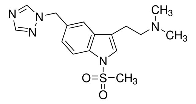 <i>N</i>,<i>N</i>-Dimethyl-2-[1-(methylsulfonyl)-5-(1<i>H</i>-1,2,4-triazol-1-ylmethyl)-1<i>H</i>-indol-3-yl]ethanamine