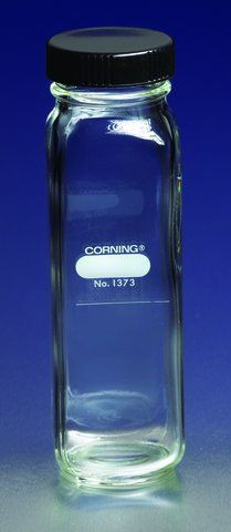 Corning<sup>®</sup> wide mouth graduated milk dilution bottle