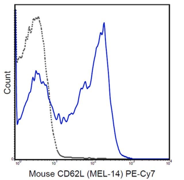 Anti-CD62L (L-Selectin) Antibody (mouse), PE-Cy7, clone MEL-14