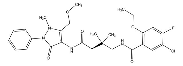 5-chloro-2-ethoxy-4-fluoro-N-(4-((5-(methoxymethyl)-1-methyl-3-oxo-2-phenyl-2,3-dihydro-1H-pyrazol-4-yl)amino)-2,2-dimethyl-4-oxobutyl)benzamide