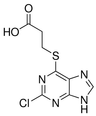 3-((2-Chloro-9<i>H</i>-purin-6-yl)thio)propanoic acid