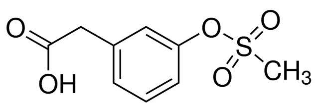 {3-[(Methylsulfonyl)oxy]phenyl}acetic acid