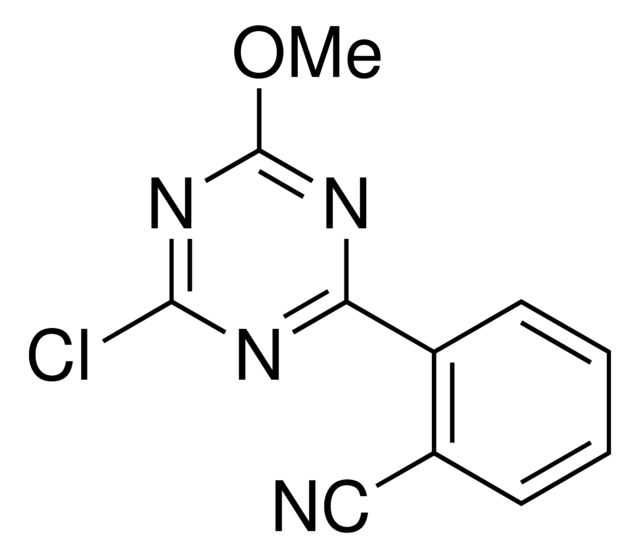 2-(4-Chloro-6-methoxy-1,3,5-triazin-2-yl)benzonitrile