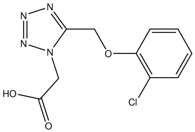 2-(5-((2-Chlorophenoxy)methyl)-1<i>H</i>-tetrazol-1-yl)acetic acid