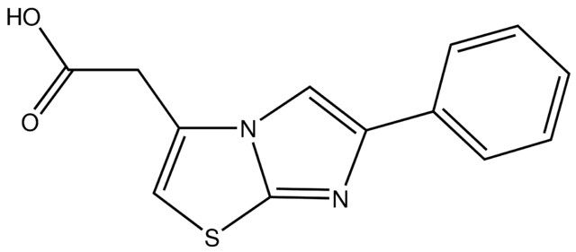 2-(6-Phenylimidazo[2,1-<i>b</i>]thiazol-3-yl)acetic acid