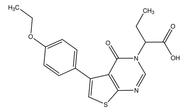 2-(5-(4-Ethoxyphenyl)-4-oxothieno[2,3-<i>d</i>]pyrimidin-3(4<i>H</i>)-yl)butanoic acid