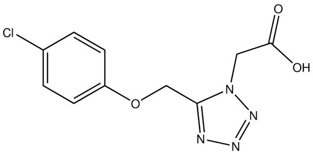 2-(5-((4-Chlorophenoxy)methyl)-1<i>H</i>-tetrazol-1-yl)acetic acid