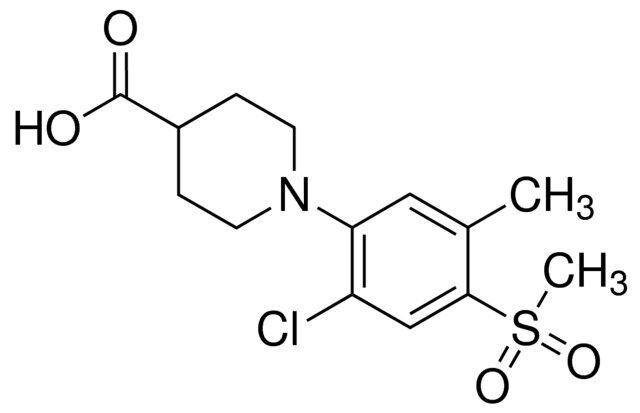 1-[2-Chloro-5-methyl-4-(methylsulfonyl)phenyl]-4-piperidinecarboxylic acid