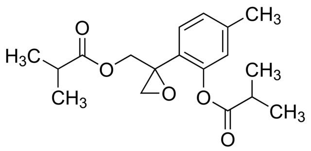 10-isobutyryloxy-8,9-epoxythymol isobutyrate