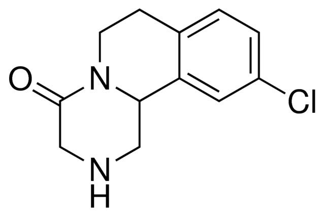 10-Chloro-2,3,6,7-tetrahydro-1<i>H</i>-pyrazino[2,1-<i>a</i>]isoquinolin-4(11bh)-one