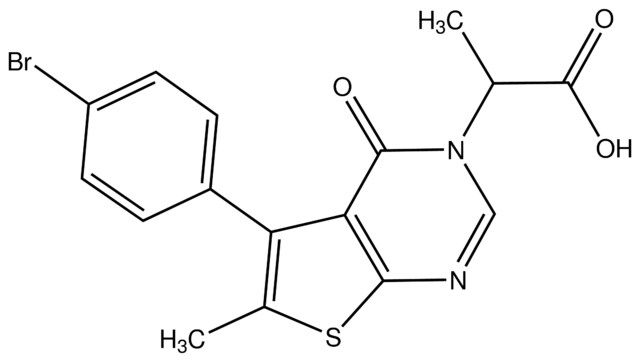 2-[5-(4-Bromophenyl)-6-Me-4-oxothieno[2,3-<i>d</i>]pyrimidin-3(4<i>H</i>)-yl]propionic acid