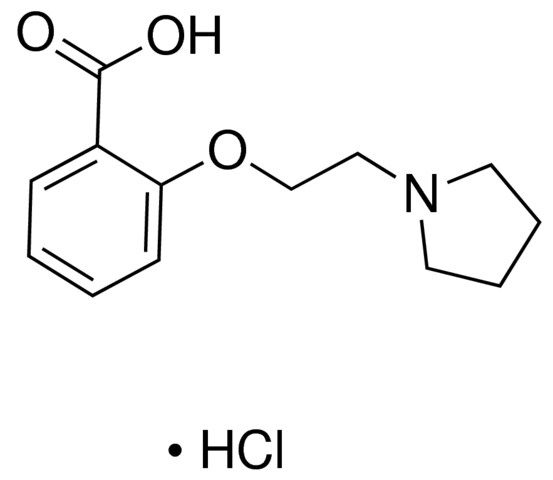 2-[2-(1-Pyrrolidinyl)ethoxy]benzoic acid hydrochloride