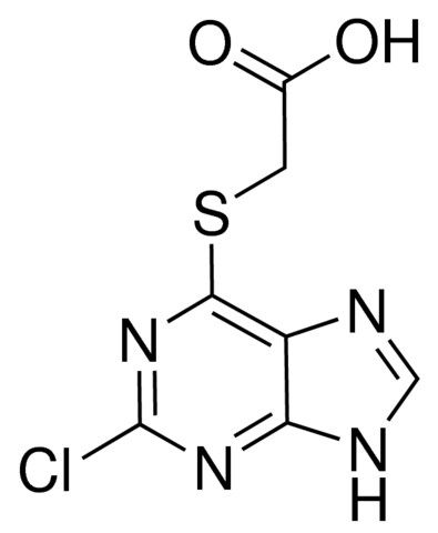 2-((2-Chloro-9<i>H</i>-purin-6-yl)thio)acetic acid