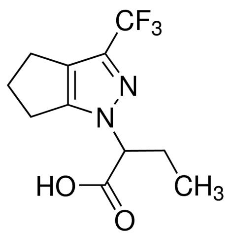 2-(3-(Trifluoromethyl)-5,6-dihydrocyclopenta[<i>c</i>]pyrazol-1(4<i>H</i>)-yl)butanoic acid