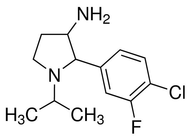 2-(4-Chloro-3-fluorophenyl)-1-isopropyl-3-pyrrolidinylamine