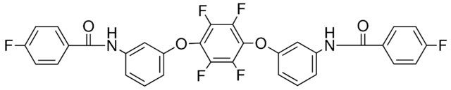 4-FLUORO-N-[3-(2,3,5,6-TETRAFLUORO-4-{3-[(4-FLUOROBENZOYL)AMINO]PHENOXY}PHENOXY)PHENYL]BENZAMIDE