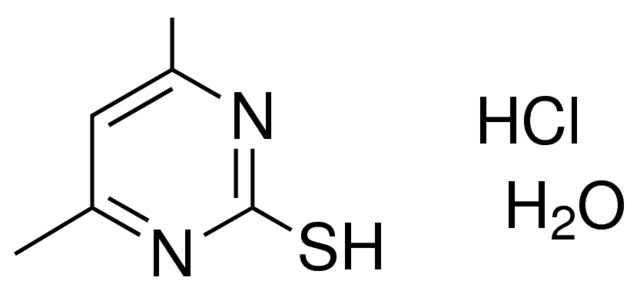 4,6-DIMETHYL-2-MERCAPTOPYRIMIDINE HYDROCHLORIDE MONOHYDRATE