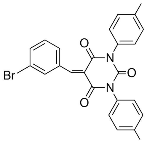 5-(3-BROMO-BENZYLIDENE)-1,3-DI-P-TOLYL-PYRIMIDINE-2,4,6-TRIONE