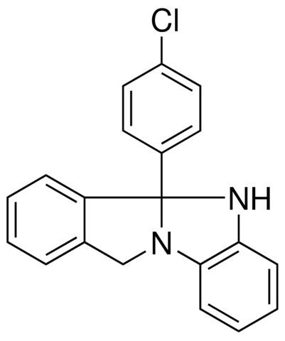 4B-(4-CHLOROPHENYL)-4B,5-DIHYDRO-11H-ISOINDOLO(2,1-A)BENZIMIDAZOLE