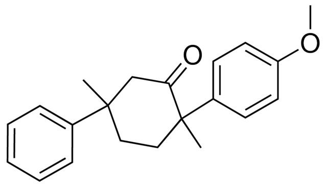 2,5-DIMETHYL-2-(4-METHOXYPHENYL)-5-PHENYL-1-CYCLOHEXANONE