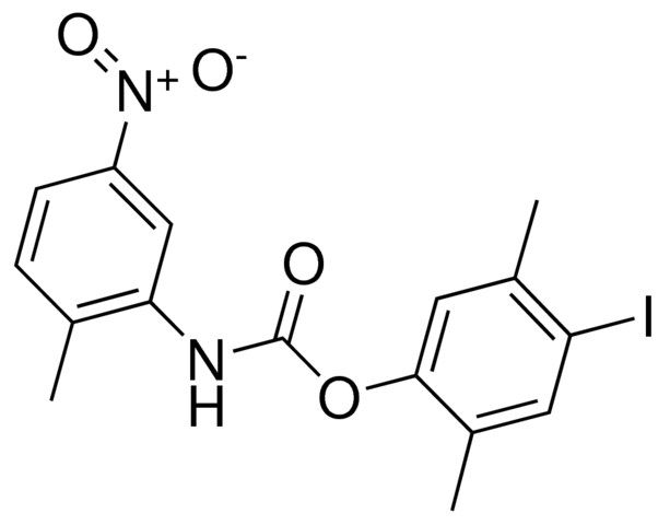 2,5-DIMETHYL-4-IODOPHENYL N-(2-METHYL-5-NITROPHENYL)CARBAMATE