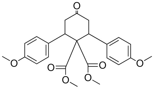 2,6-BIS-(4-MEO-PHENYL)-4-OXO-CYCLOHEXANE-1,1-DICARBOXYLIC ACID DIMETHYL ESTER