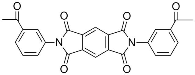 2,6-BIS-(3-ACETYL-PHENYL)-PYRROLO(3,4-F)ISOINDOLE-1,3,5,7-TETRAONE