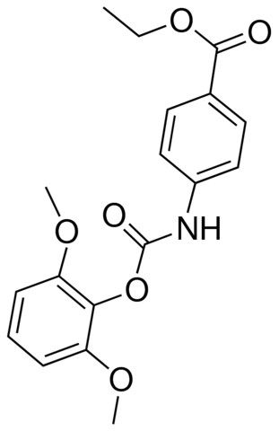 2,6-DIMETHOXYPHENYL N-(4-(ETHOXYCARBONYL)PHENYL)CARBAMATE