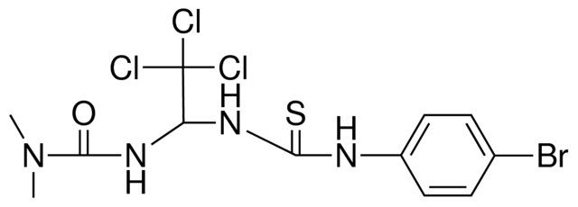 3-(1-(3-(4-BROMO-PHENYL)-THIOUREIDO)-2,2,2-TRICHLORO-ETHYL)-1,1-DIMETHYL-UREA