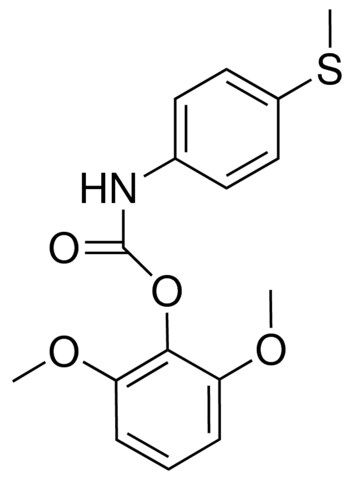 2,6-DIMETHOXYPHENYL N-(4-(METHYLTHIO)PHENYL)CARBAMATE